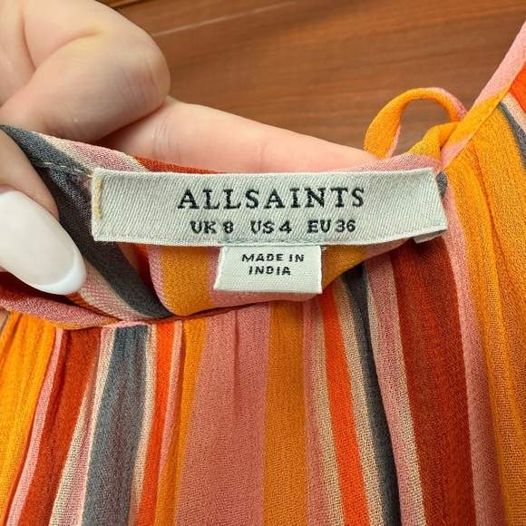 Allsaints Women's Paola Stripe Sleeveless Dress - Picture 4 of 7